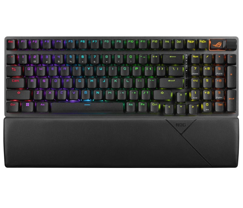Milwaukee PC - ROG Strix Scope II 96 Wireless Keyboard - ROG NX Snow, RGB, 