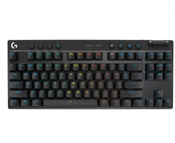 Milwaukee PC - Logitech PRO X TKL LIGHTSPEED Wireless Gaming Keyboard RGB Black English Clicky