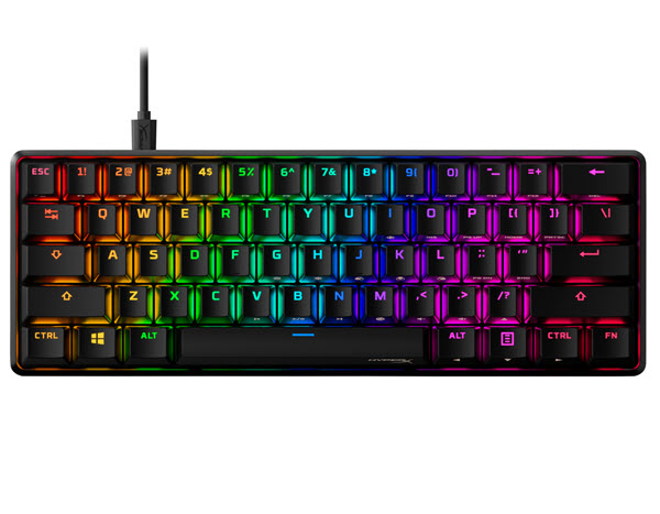 Milwaukee PC - HP HyperX 60 Alloy Origins AQU Gaming Keyboard - HyperX Switch, RGB, PC, PS5™, PS4™, Xbox Series X|S™, Xbox One™