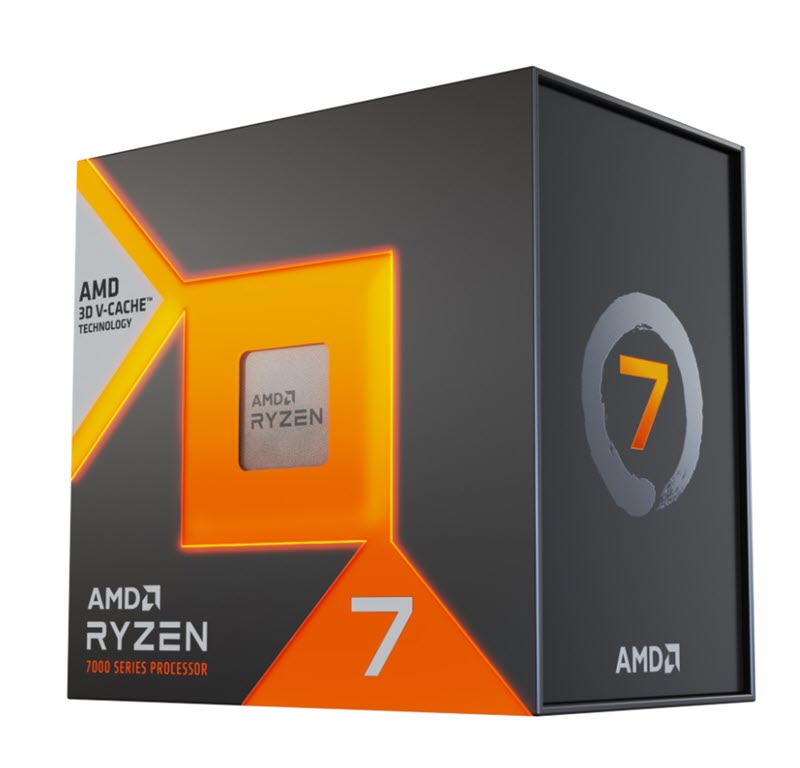 Milwaukee PC - AMD Ryzen 7 7800X3D - AM5, 4.2/5.0GHz, 8c16t, 120TDP, AMD Gfx, No Heatsink/Fan