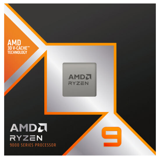 Milwaukee PC - AMD Ryzen 9 9900X3D - AM5, PCIe5.0, 4.4GHz/5.5GHz, 12c/24t, EXPO, Radeon Gfx, Unlocked, No Heatsink, Boxed