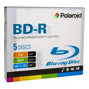 Milwaukee PC - Polaroid BD-R 25GB 4x 5-Pk Jwl