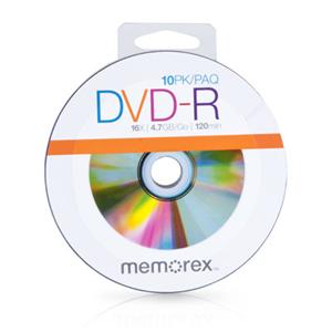 Milwaukee PC - Memorex DVD-R 10pk Puck