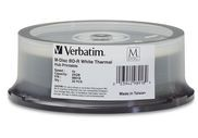 Milwaukee PC - Verbatim M DISC BD-R 25GB 4X White Thermal Printable, Hub Printable – 25pk Spindle