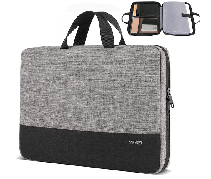 Milwaukee PC - Ytonet 15.6" TSA Lapt Sleeve (Grey) - Water Resistant, compatible with most 15.6" laptops