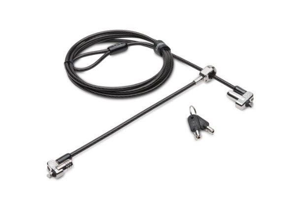 Milwaukee PC - Kensington N17 Keyed Dual Head Laptop Lock for Dell® Devices w/6ft Cable - TAA