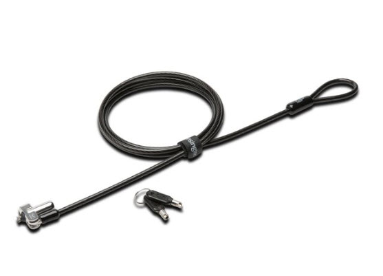 Milwaukee PC - Kensington N17 Keyed Laptop Lock for Wedge-Shaped Slots - Master Keyed On Demand w/6ft Cable - TAA