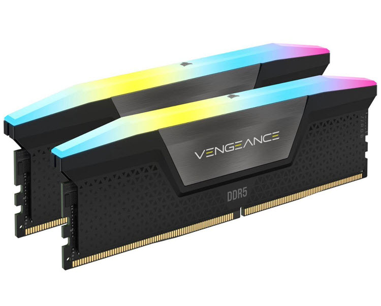 Milwaukee PC - CORSAIR VENGEANCE® RGB 96GB Kit (2x48GB) DDR5-6600MHz, CL32, XMP 3.0, iQUE — Black