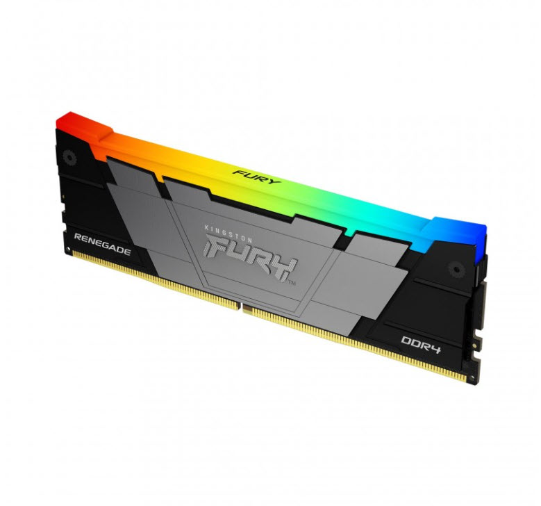 Milwaukee PC - Kingston Fury Renegade 32GB DDR4-3600MHz, CL18, 2Rx8, RGB, Ryzen/XMP, Black
