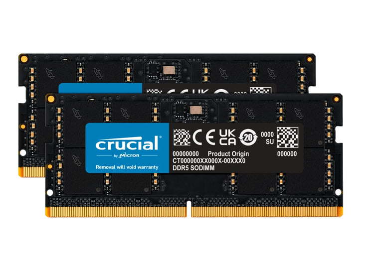Milwaukee PC - Crucial 96GB Kit (2x48GB) DDR5-5600 SODIMM CL46