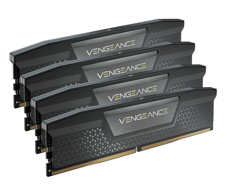 Milwaukee PC - VENGEANCE® 128GB Kit (4x32GB) DDR5 DRAM 5600MT/S, CL40,  XMP 3.0 — Black