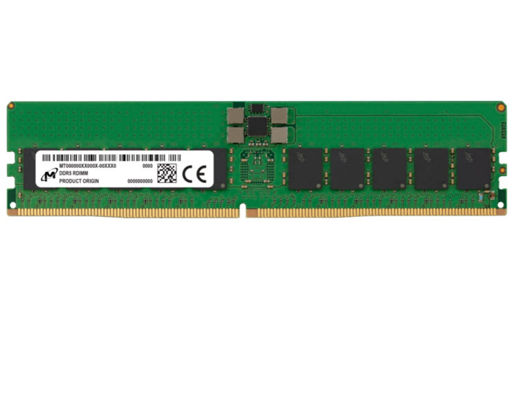 Milwaukee PC - Micron 32GB DDR5-5600MHz	ECC Registered, 2Rx8, CL46, RDIMM