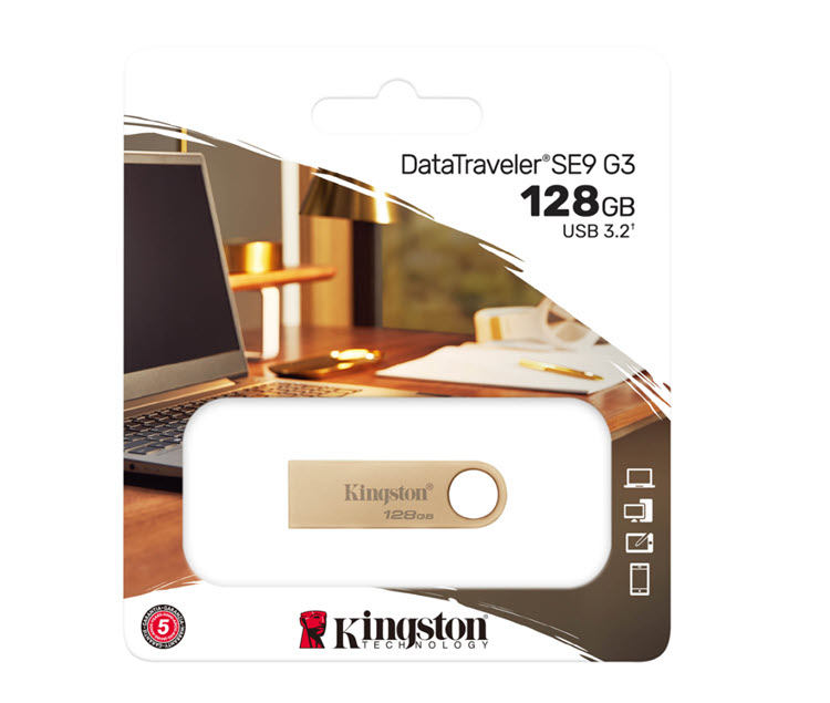Milwaukee PC - Kingston DataTraveler SE9 G3 USB3.2 128GB, Flash Drive - R/W 220MB/s, 100MB/s