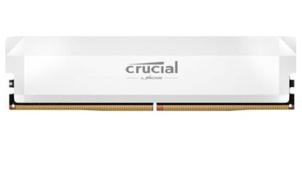 Milwaukee PC - Crucial Pro Overclocking 16GB DDR5-6000, Intel XMP 3.0, AMD EXPO, CL 36, UDIMM White