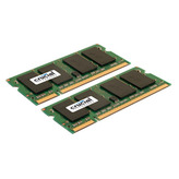Milwaukee PC - PC2-5300 Crucial 4GB SODIMM Kit (2GBx2) DDR2 667 - CL5, Non-ECC