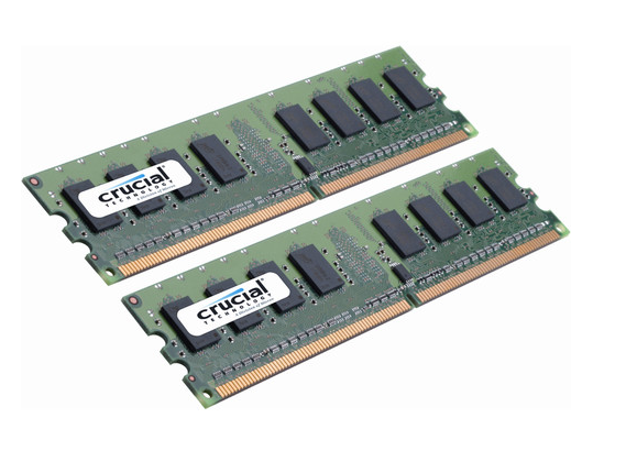 Milwaukee PC - Crucial 4GB Kit (2 x 2GB) DDR2-800  PC2-6400 ECC EUDIMM