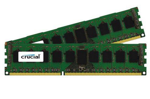 Milwaukee PC - Crucial 16GB Kit (8GBx2) DDR3 PC3-14900 • CL=13 • Dual Ranked • x8 based • Registered • ECC • DDR3-1866 • 1.5V • 1024Meg x 72