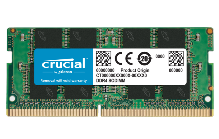 Milwaukee PC - Crucial 8GB DDR4 3200 SODIMM PC4-25600 Single Module
