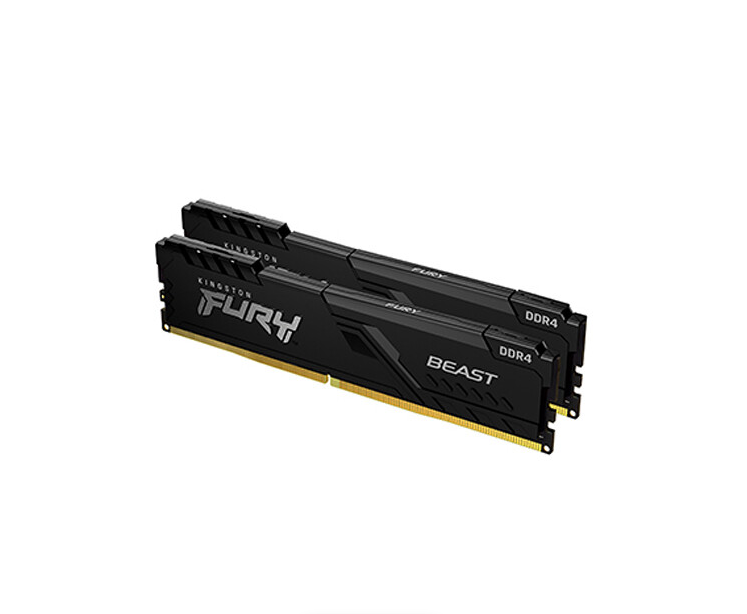Milwaukee PC - Kingston FURY Beast 16GB Kit (2x8) DDR4-3600MHz Black