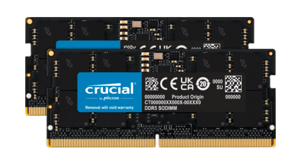 Milwaukee PC - Crucial 32GB Kit (2 x 16GB) DDR5-4800 SODIMM