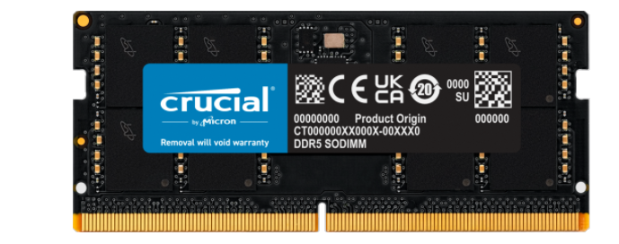 Milwaukee PC - Crucial 32GB DDR5-4800 SODIMM