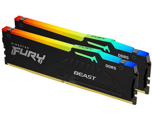 Milwaukee PC - Kingston FURY Beast RGB 16GB Kit (2x8) DDR5-5200 CL40