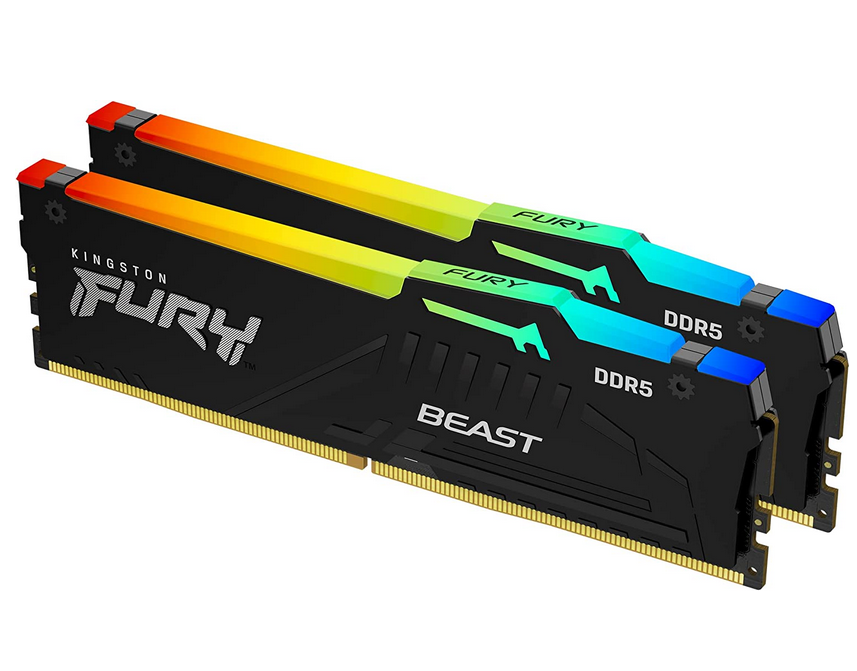 Milwaukee PC - Kingston 16GB Kit (2x8) FURY Beast RGB DDR5-5600 - 1.25V, CL40