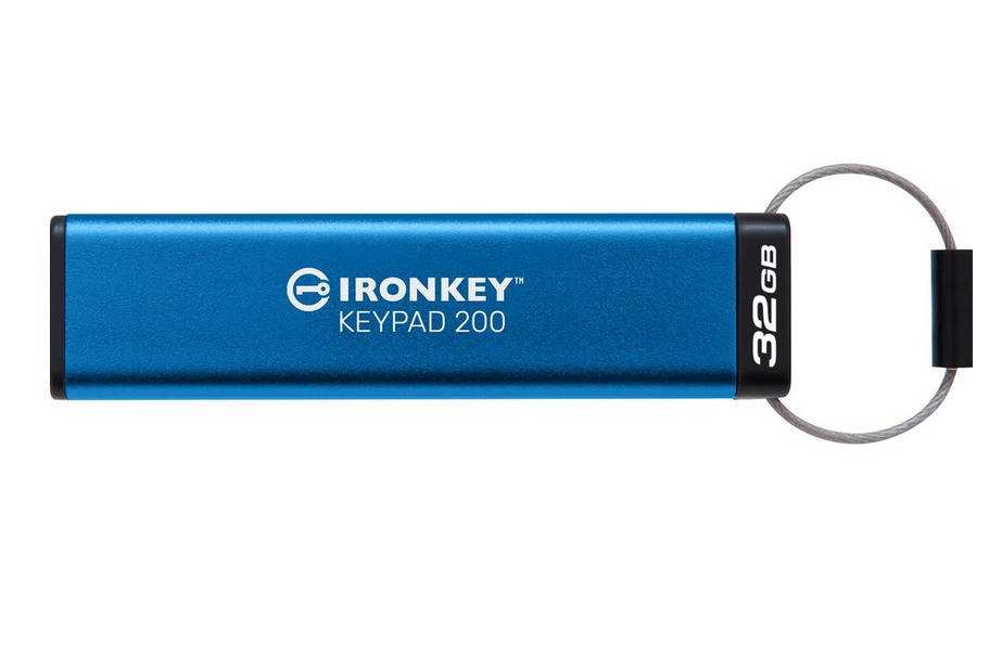 Milwaukee PC - 32GB IronKey Keypad 200, FIPS 140-3 Level 3 AES-256 Encrypted