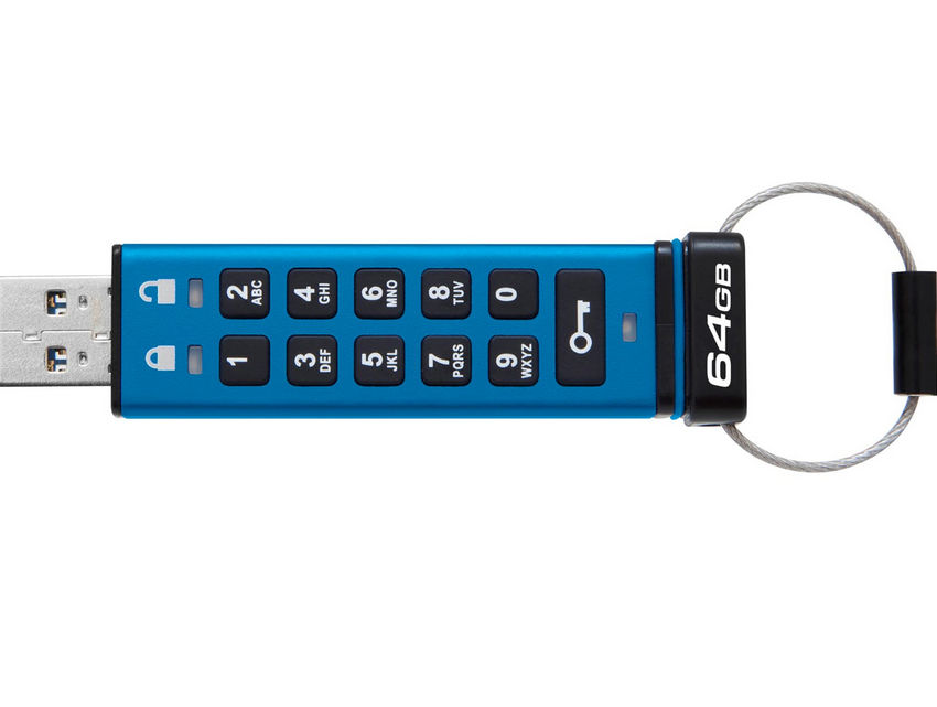 Milwaukee PC - 64GB IronKey Keypad 200, FIPS 140-3 Level 3 AES-256 Encrypted