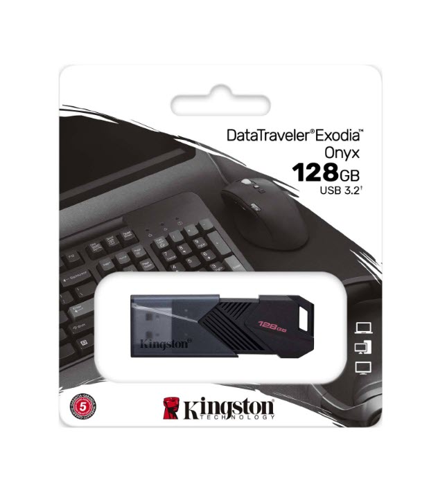 Milwaukee PC - Kingston DataTraveler Exodia Onyx - 128GB USB Flash Drive