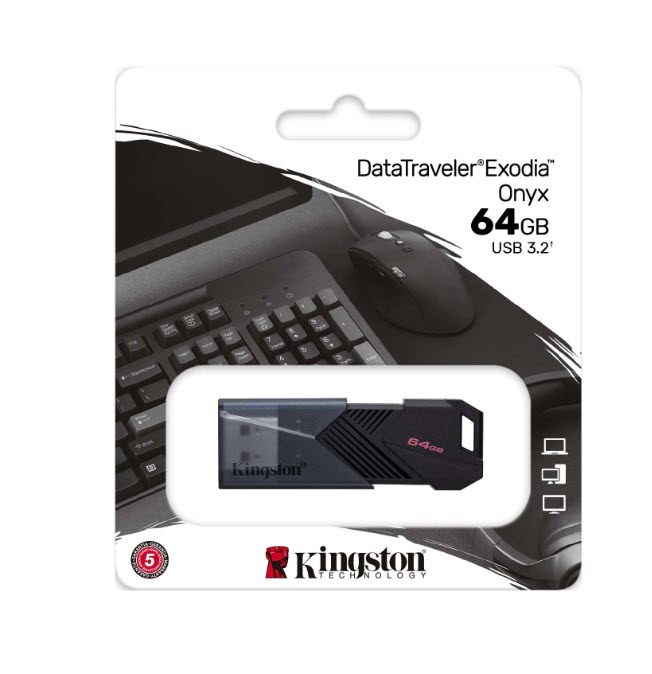 Milwaukee PC - Kingston DataTraveler Exodia Onyx - 64GB USB Flash Drive