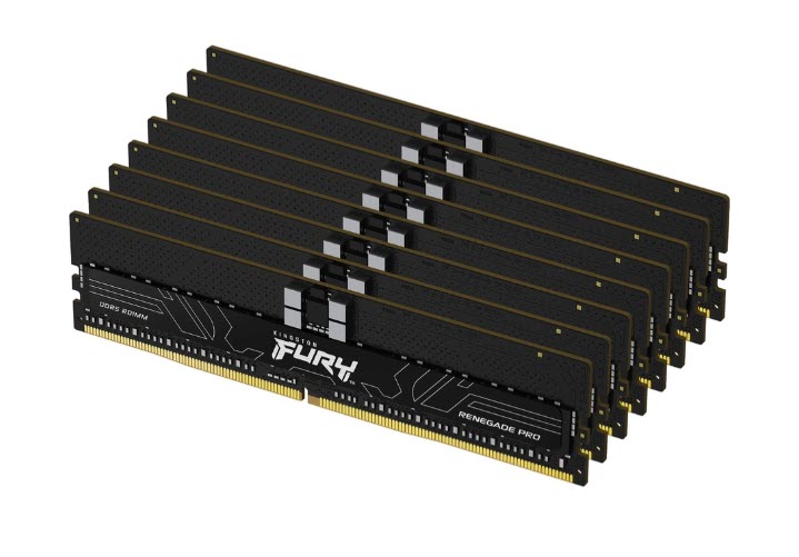 Milwaukee PC - Kingston FURY Renegade Pro DDR5-4800MHz, 256 GB Kit (8x32GB),  ECC, Registered, XMP 3.0, RDIMM 