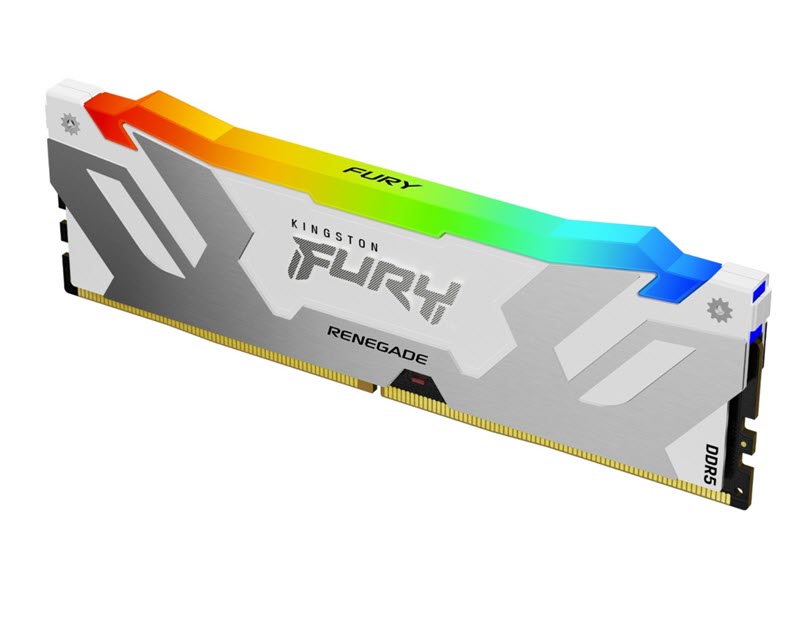Milwaukee PC - Kingston Fury Renegade RGB 16GB, DDR5-6800MHz, Intel XMP 3.0, White, DIMM