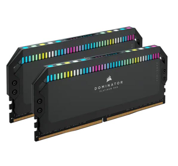 Milwaukee PC - CORSAIR DOMINATOR® PLATINUM RGB 32GB Kit (2x16GB) DDR5-7200MHz, XMP 3.0, Black  