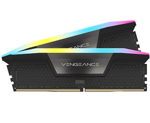 Milwaukee PC - CORSAIR Vengeance RGB 48GB Kit (2 x 24GB) DDR5-6000MHz, XMP 3.0, Black 