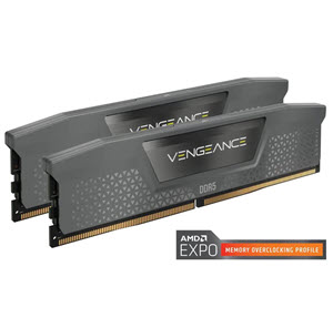 Milwaukee PC - CORSAIR Vengeance 64GB Kit (2 x 32GB) DDR5-6000MHz, AMD EXPO, Grey  