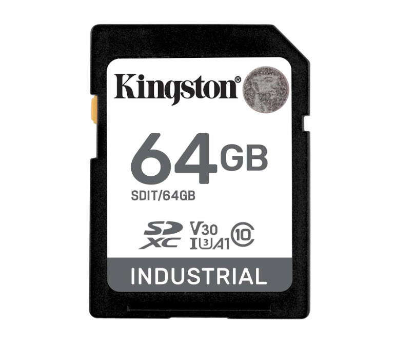 Milwaukee PC - Kingston 64GB Industrial UHS-I SDHC Memory Card - R/W 100MB/s - 80MB/s