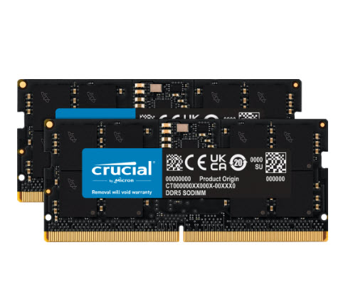 Milwaukee PC - Crucial 16GB Kit (2 x 8GB) DDR5-5200MHz, CL42,  SODIMM
