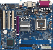 Milwaukee PC - Asrock 775I65GV Intel/865GV/800FSB/Lan/8X/sound/video 3PCI/2DDR ATA133/MATX