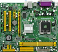 Milwaukee PC - Jetway P4M9MP 775 VIA Chipset Core 2 Duo (On-board VID/Sound/Lan) 1xPCIe 2xPCI 2xSata 1xIDE 2xDDR2 533MHz 8xUSB 2.0