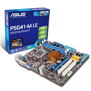 Milwaukee PC - ASUS P5G41-M LE/CSM - MATX, s775, 2-DDR2, 1-PCIEx16, 1-PCIEx1, 2PCI, VGA/DVI, GigLAN, 6-ch
