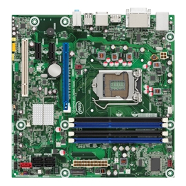 Milwaukee PC - Intel DQ57TM - MATX, s1156, 4-DDR3, Intel Video / PCIEx16, RAID, vPro, 6ch audio, GigLAN