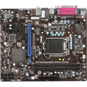 Milwaukee PC - MSI H61M-P21 (B3) - mATX, s1155, 2xDDR3, VGA/PCIE, 10/100
