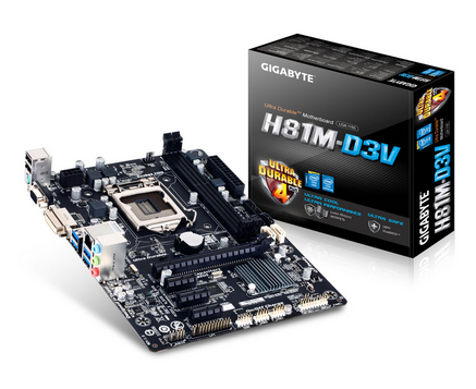 Milwaukee PC - Gigabyte H81M-D3V Micro ATX LGA1150 H81 Chipset