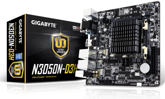 Milwaukee PC - Gigabyte GA-N3050N-D3H Mini-ITX Motherboard