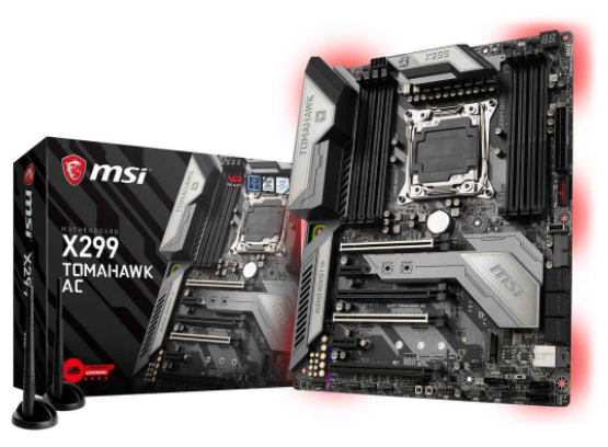 Milwaukee PC - MSI X299 Tomahawk AC ATX, X-Series