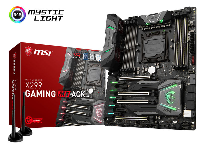Milwaukee PC - MSI X299 GAMING M7 ACK, ATX, X-Series 