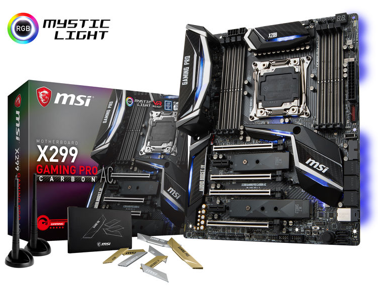 Milwaukee PC - MSI X299 Gaming Pro Carbon ATX, X-Series