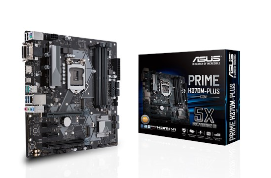 Milwaukee PC - Asus Prime H370M-PLUS/CSM s1151 8th Gen, Micro ATX