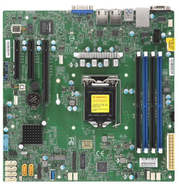Milwaukee PC - SuperMicro X11SCL-F, LGA 1151, microATX  Motherboard FD